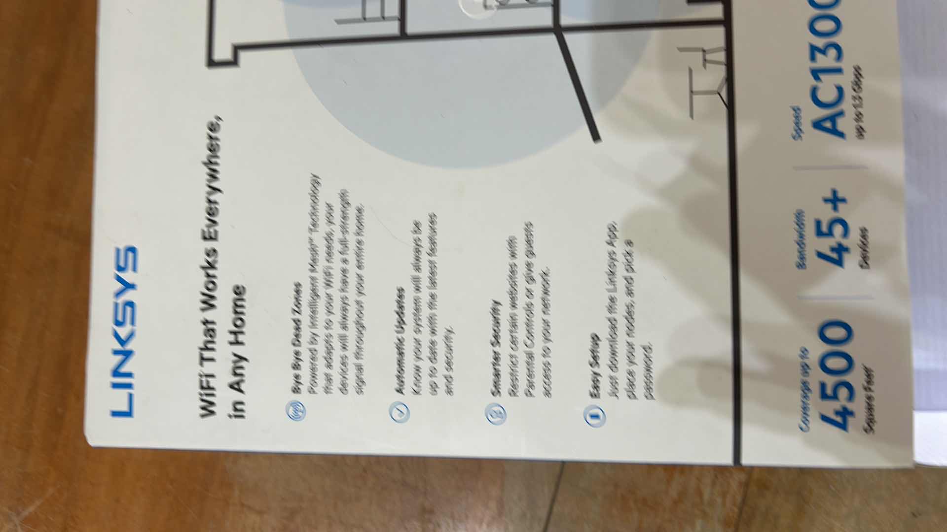 Photo 1 of NEW LINKSYS 3-PACK VELOP DUAL-BAND HOME WI-FI 5 SYSTEM.