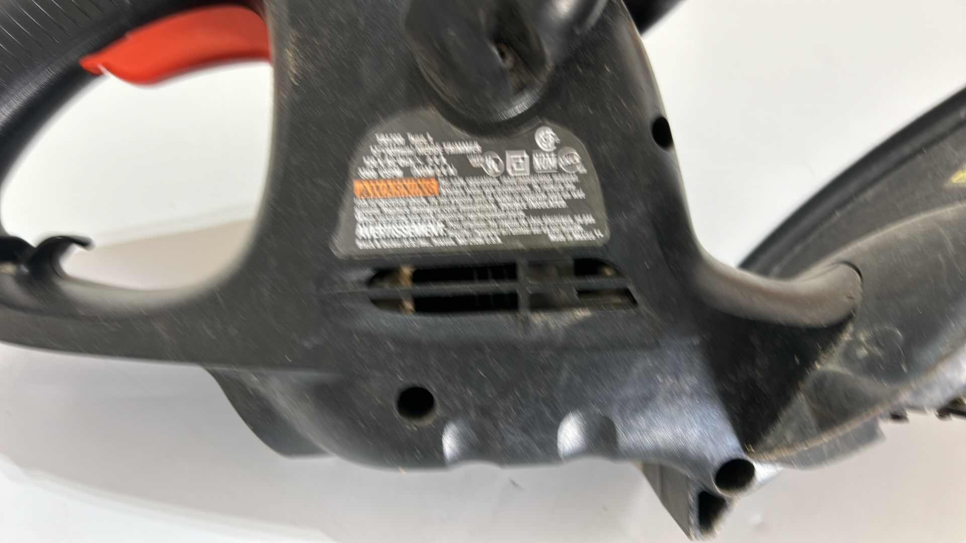 Photo 1 of GARAGE TOOLS BLACK & DECKER 17-INCH BLADE HEDGE TRIMMER.