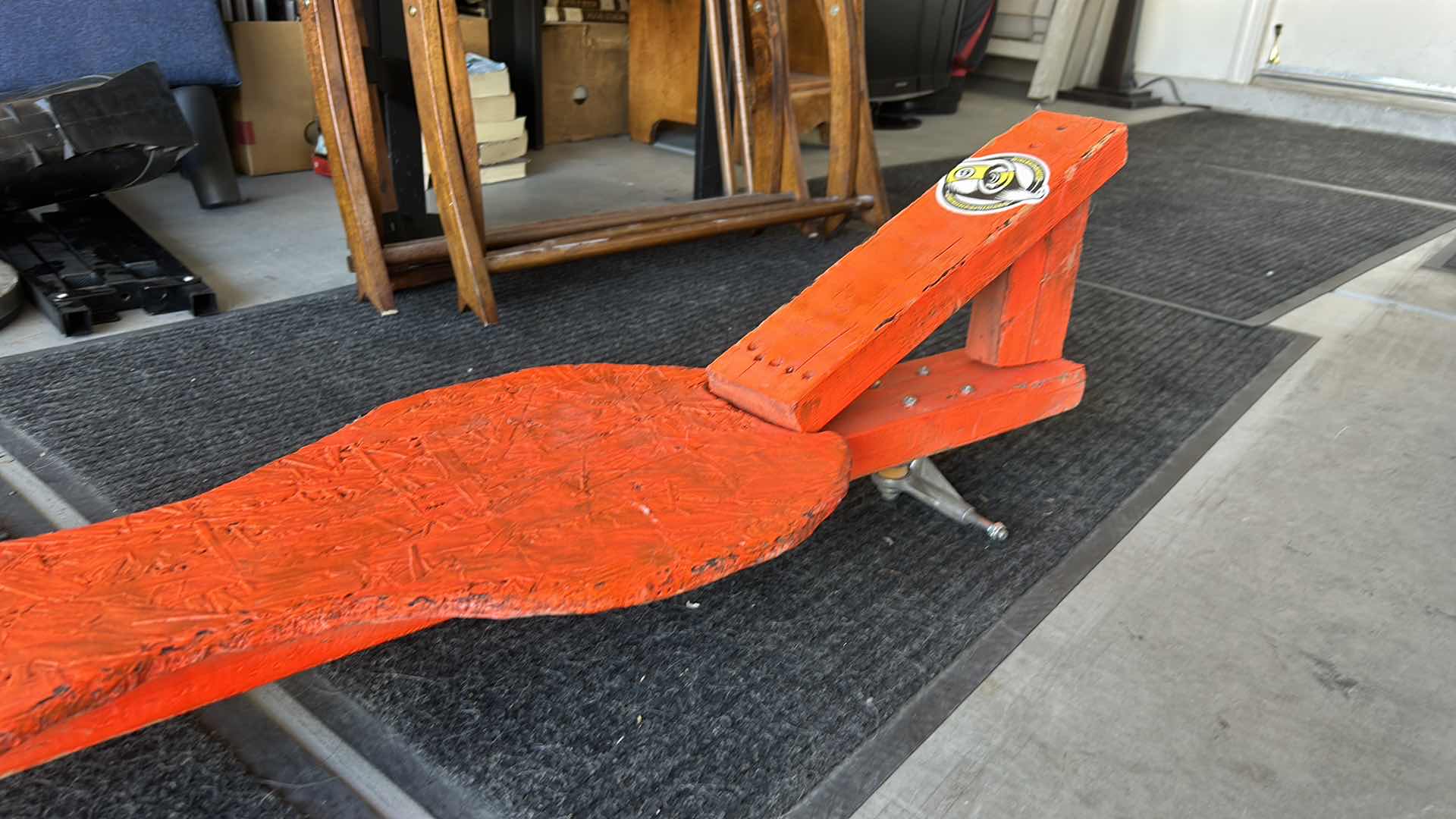 Photo 1 of DOWNHILL RACER GO-KART JUST NEEDS WHEELS.