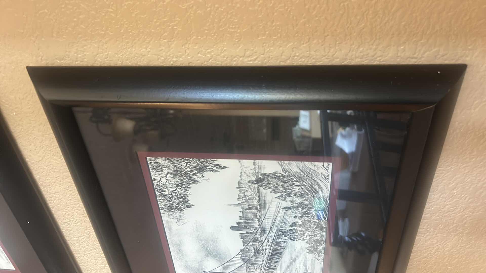 Photo 1 of FRAMED SAN FRANCISCO SKYLINE SIGNED ALEX STERN, ETCHING ARTWORK 11” X 16”