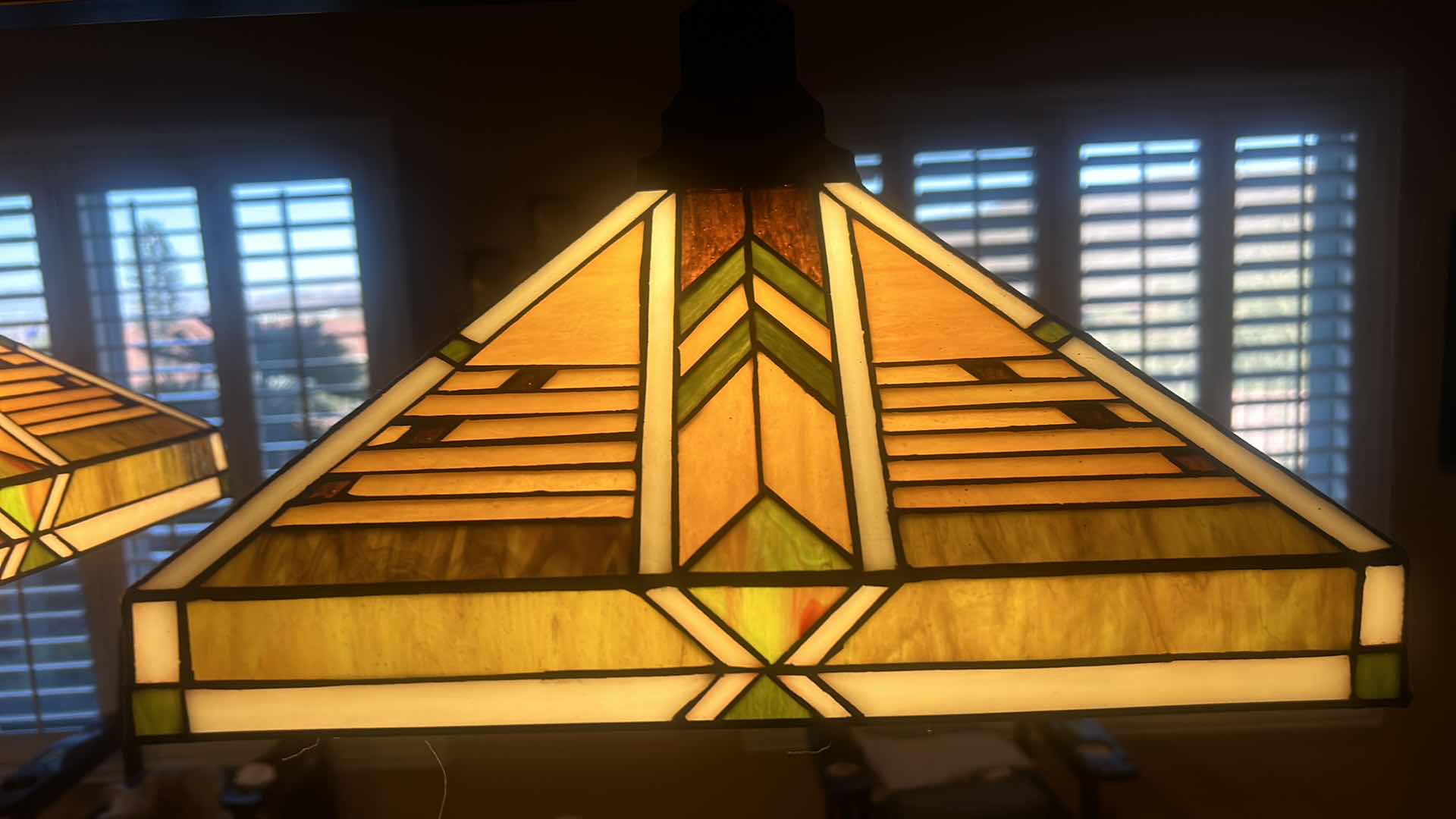 Photo 1 of DECORATIVE RESIN LIGHT FIXTURE 54” X 14” x H 25.5”