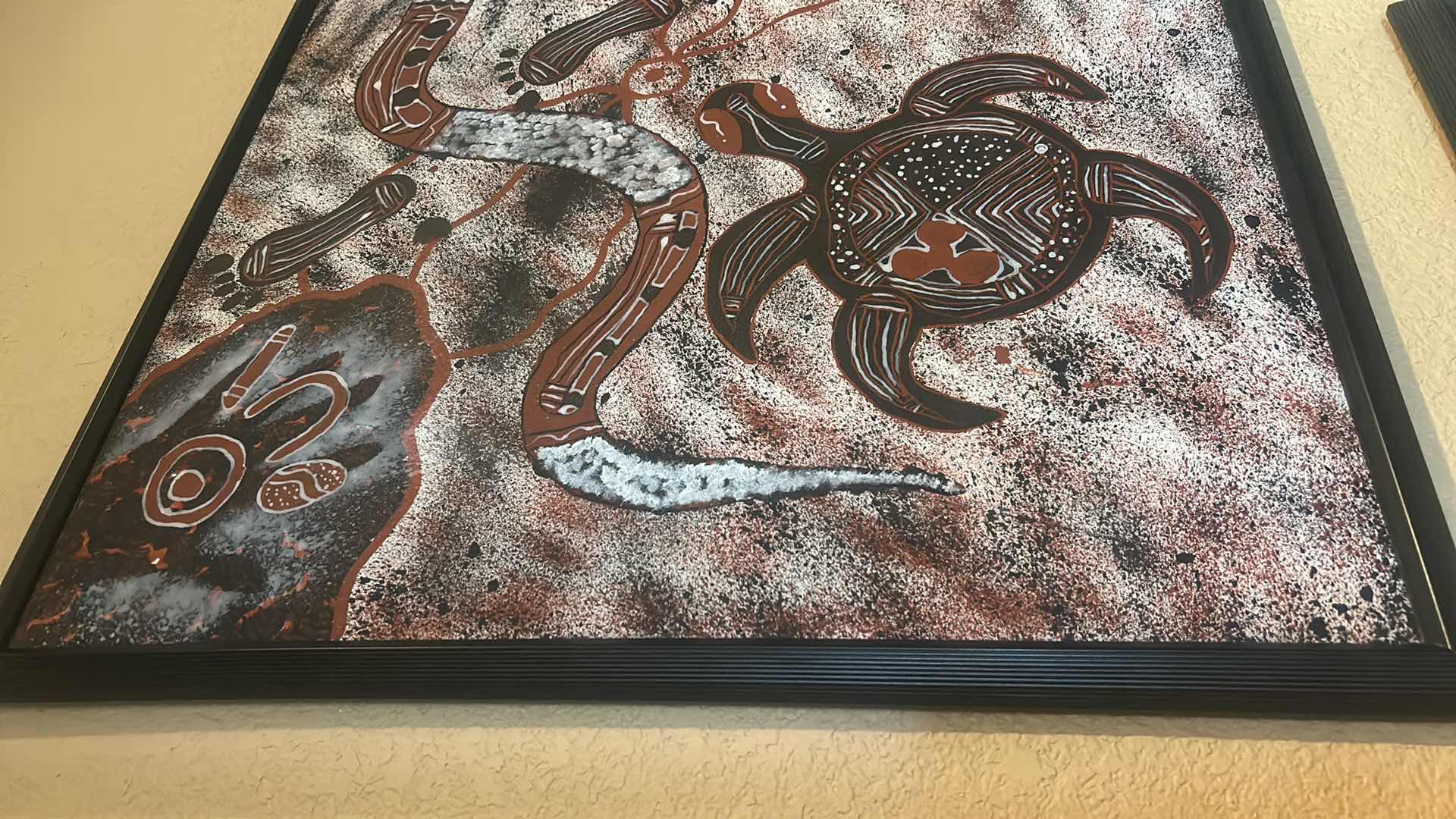 Photo 1 of FRAMED NATIVE AMERICAN ARTWORK 35” x 26 1/2”