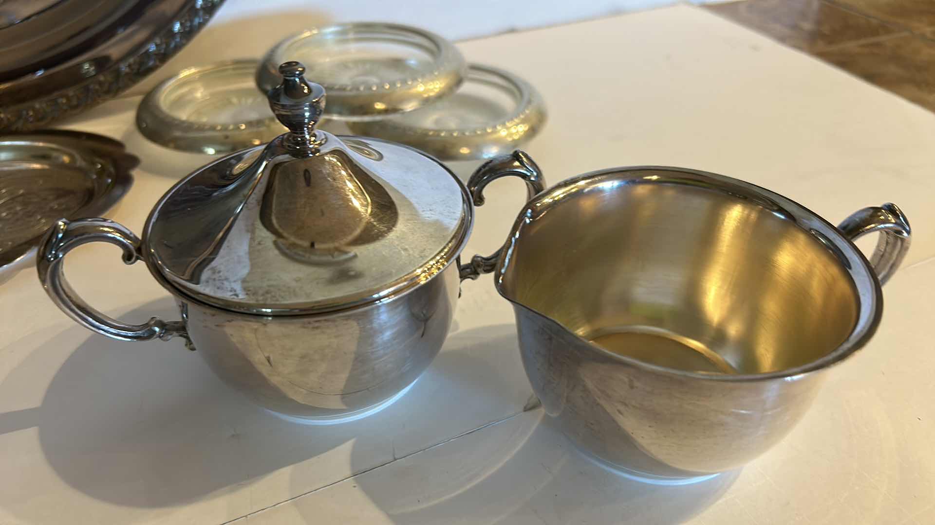 Photo 1 of 12-SILVER PLATED SERVEWARE