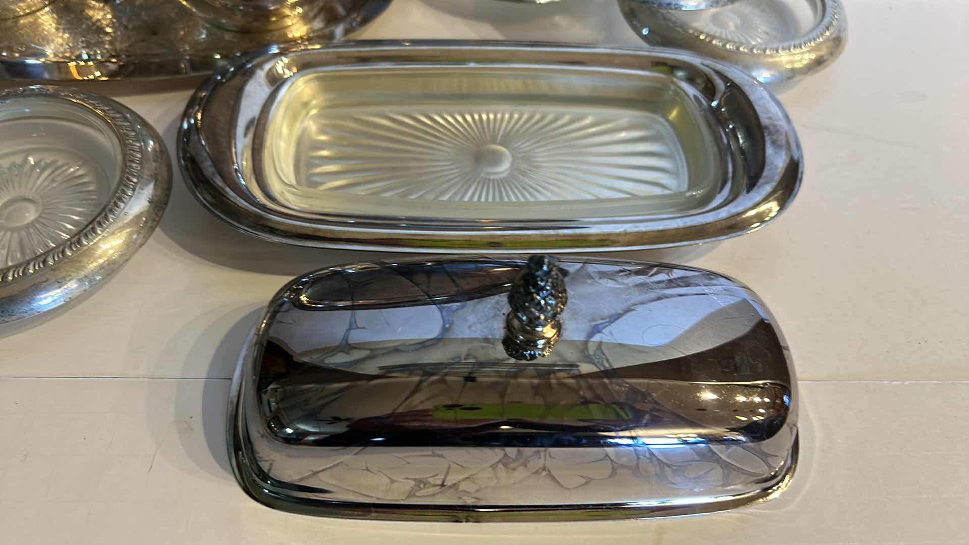 Photo 1 of 12-SILVER PLATED SERVEWARE