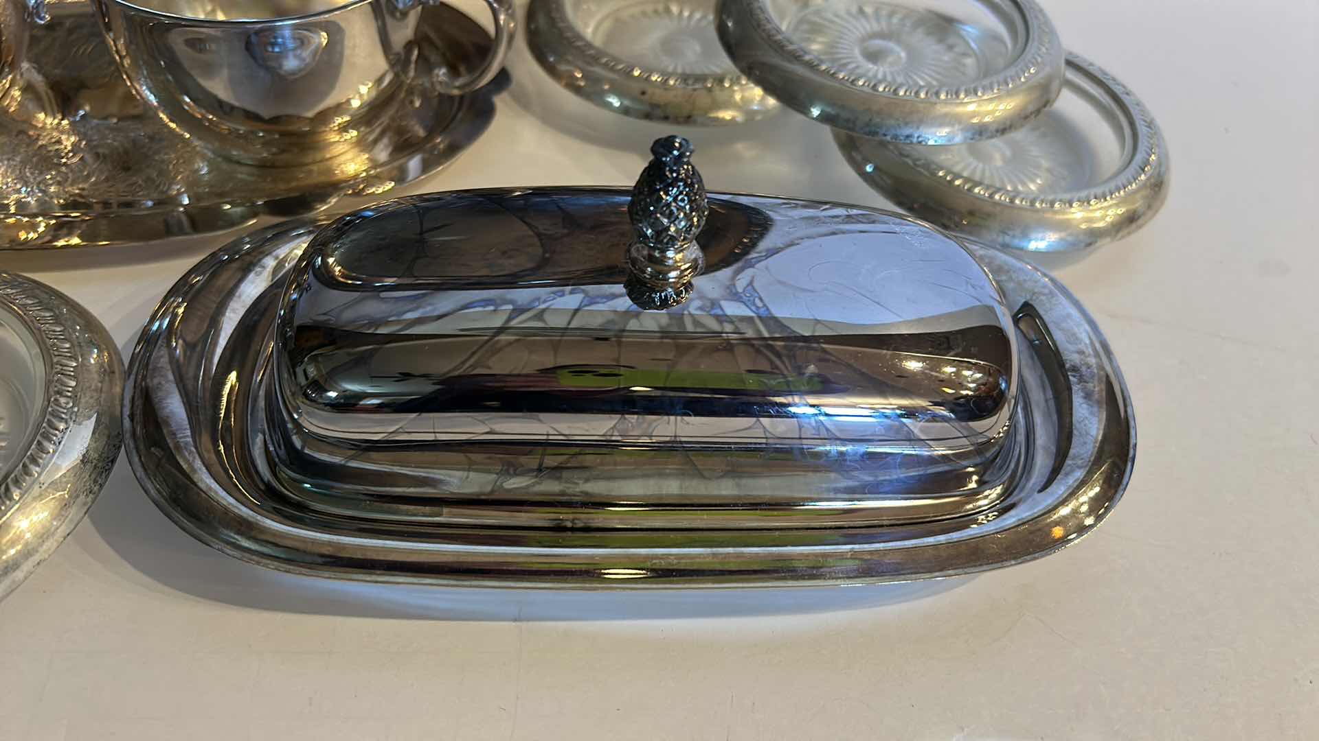 Photo 1 of 12-SILVER PLATED SERVEWARE