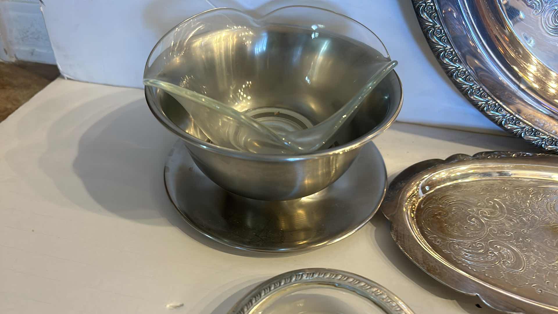 Photo 1 of 12-SILVER PLATED SERVEWARE