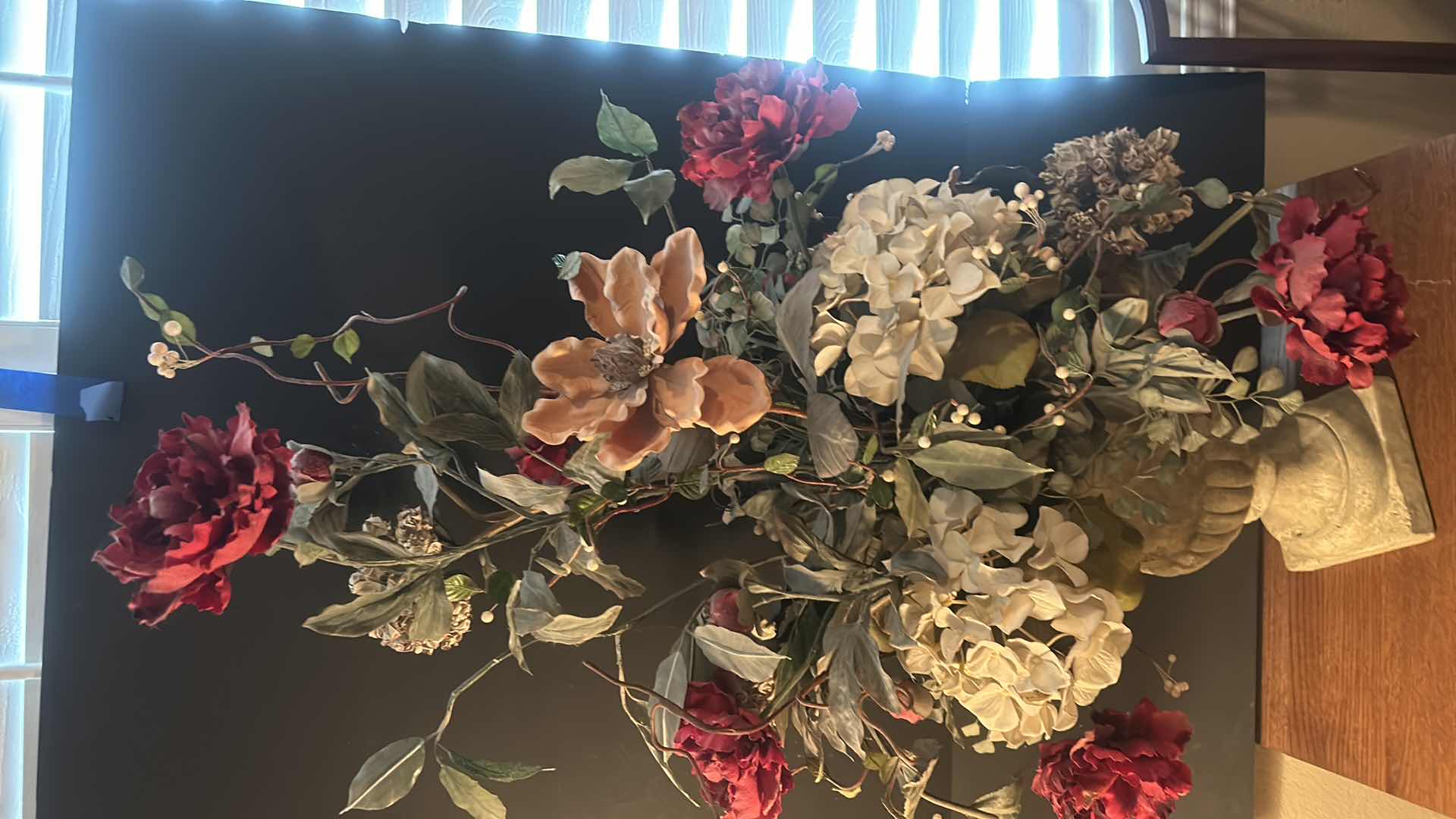 Photo 1 of FAUX FLORAL CENTERPIECE H44”