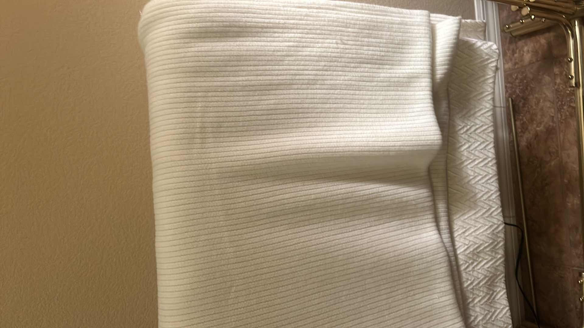 Photo 1 of BRASS BLANKET STAND WITH BLANKETS