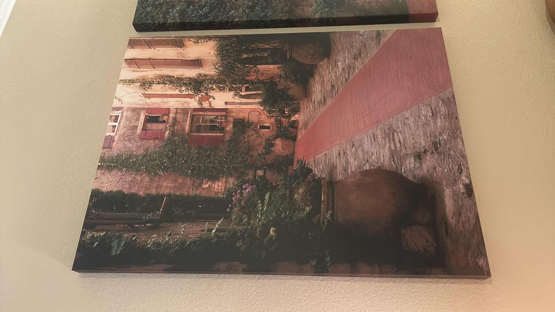 Photo 1 of 2 STRETCHED CANVAS TUSCAN ARTWORK EA 30” x 40”