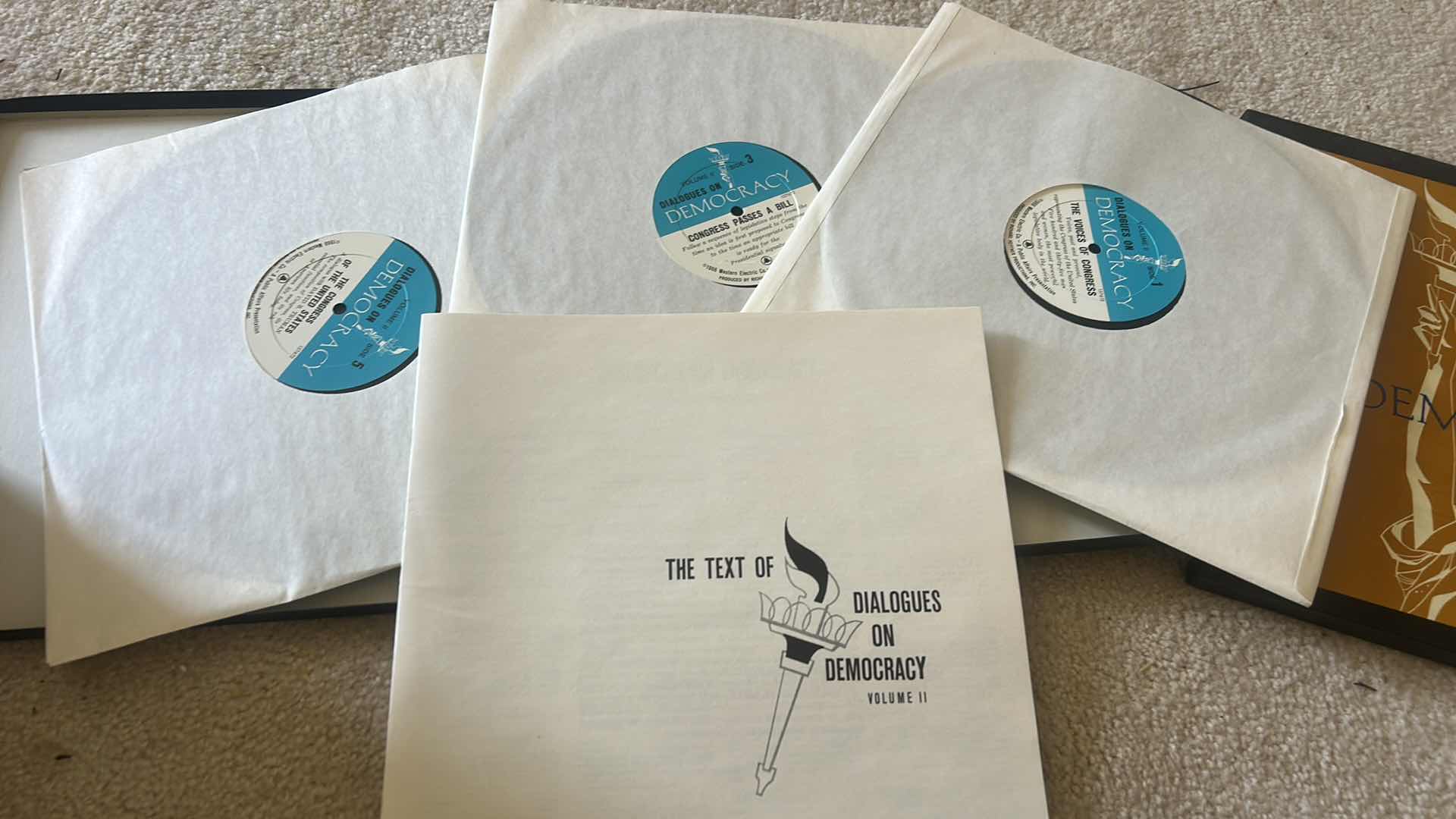 Photo 1 of 3 DIALOGUES ON DEMOCRACY ALBUM SETS, ONE IS SEALED