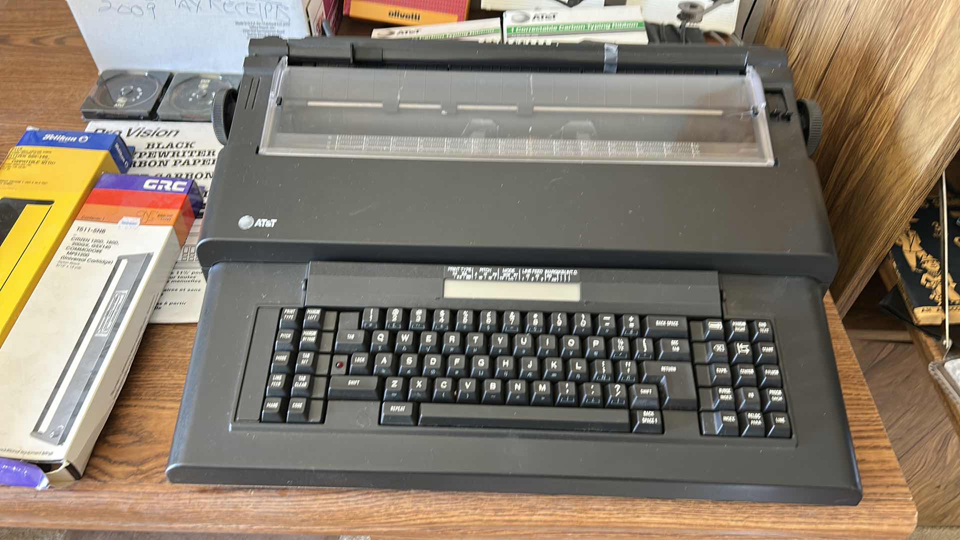 Photo 1 of AT&T ELECTRIC TYPEWRITER, RIBBONS AND MORE