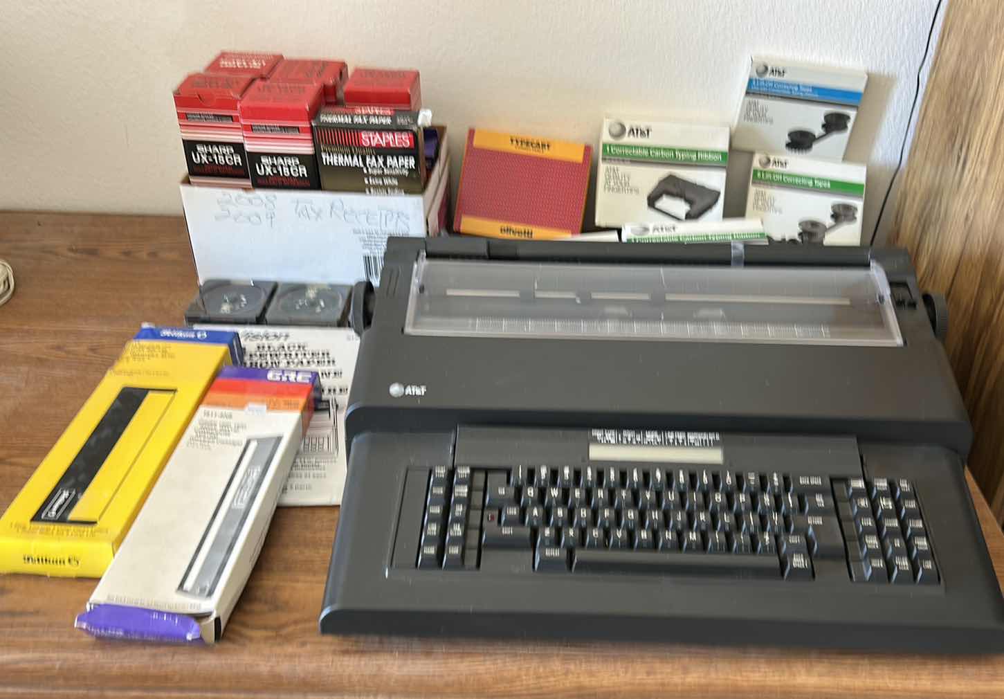 Photo 1 of AT&T ELECTRIC TYPEWRITER, RIBBONS AND MORE