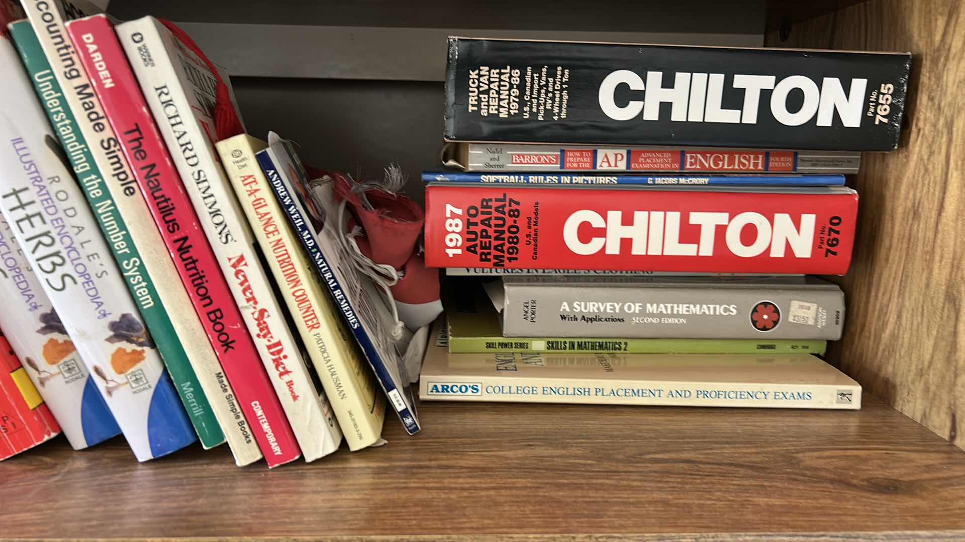 Photo 5 of 2 SHELVES OF HARDCOVER AND PAPERBACK BOOKS