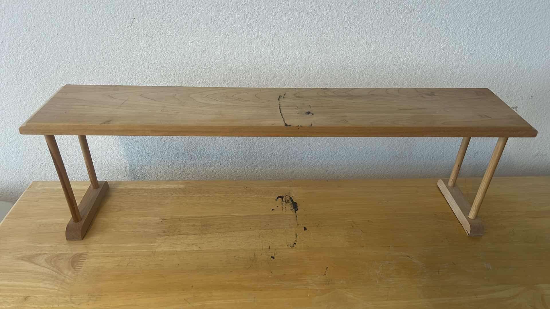 Photo 4 of 3 WOOD PIECES - DESK SHELF, WALL SHELF AND RUSTIC HOLDER