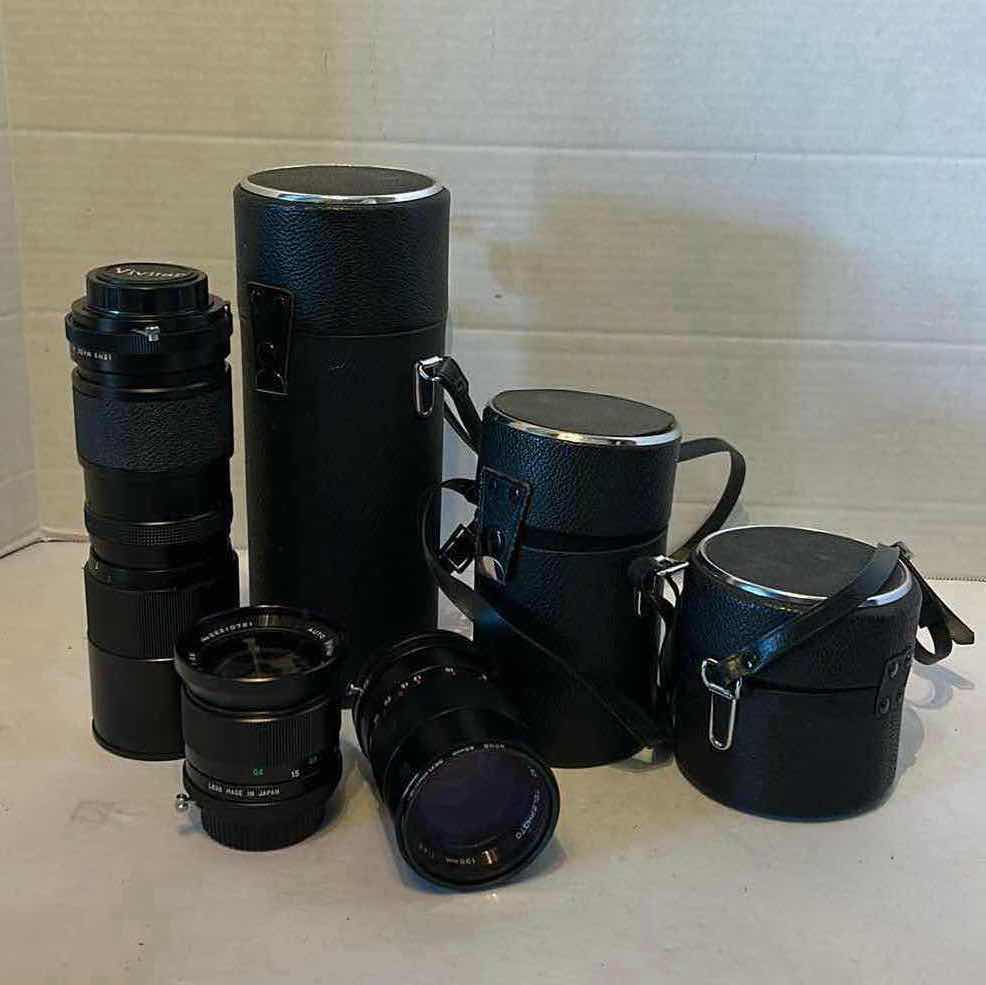 Photo 1 of 3 VIVITAR CAMERA LENSES