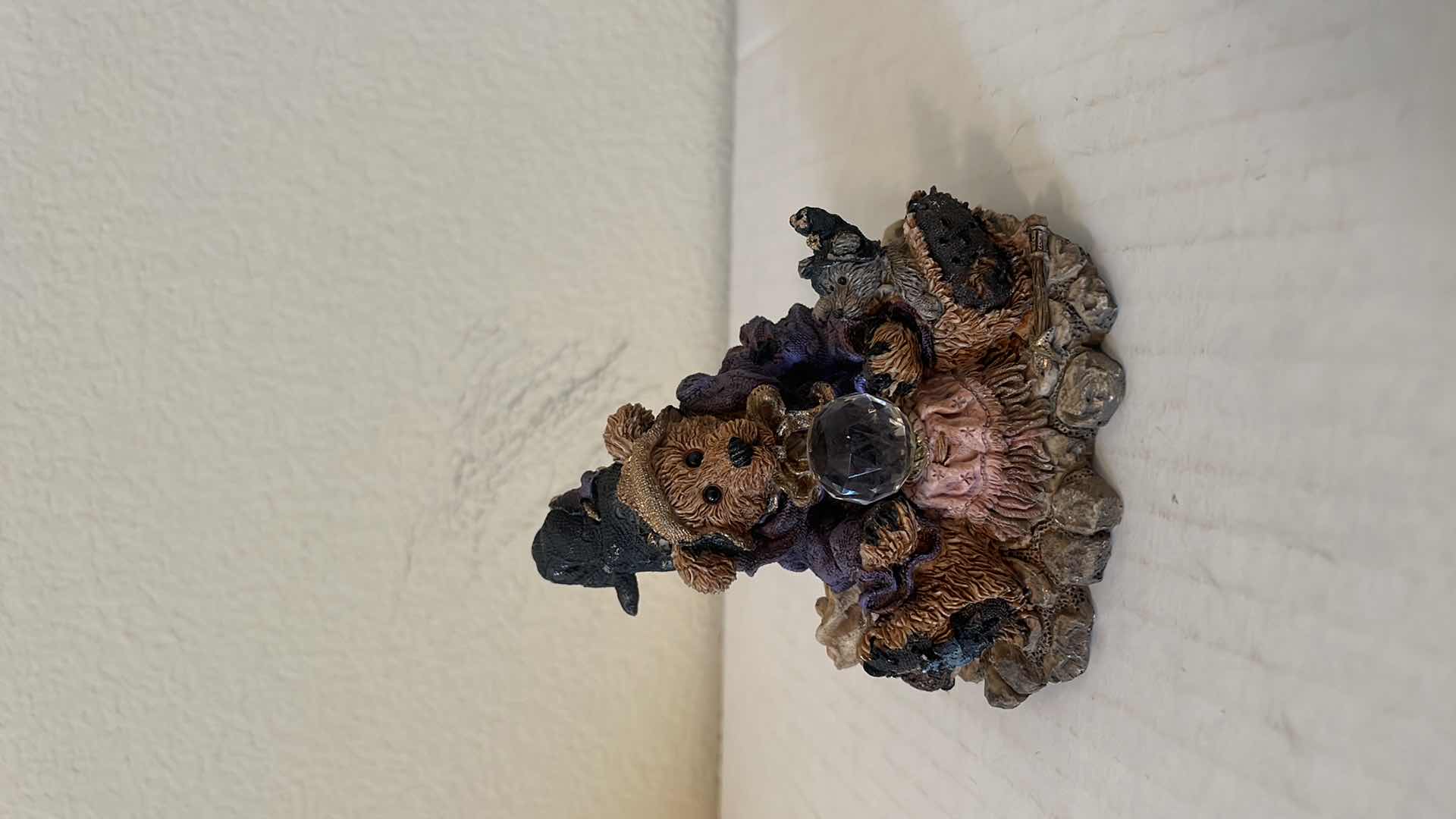 Photo 3 of BOYDS BEARS AND FRIENDS THE WONDERFUL WIZARD OF WUZ 4”xH4” COA