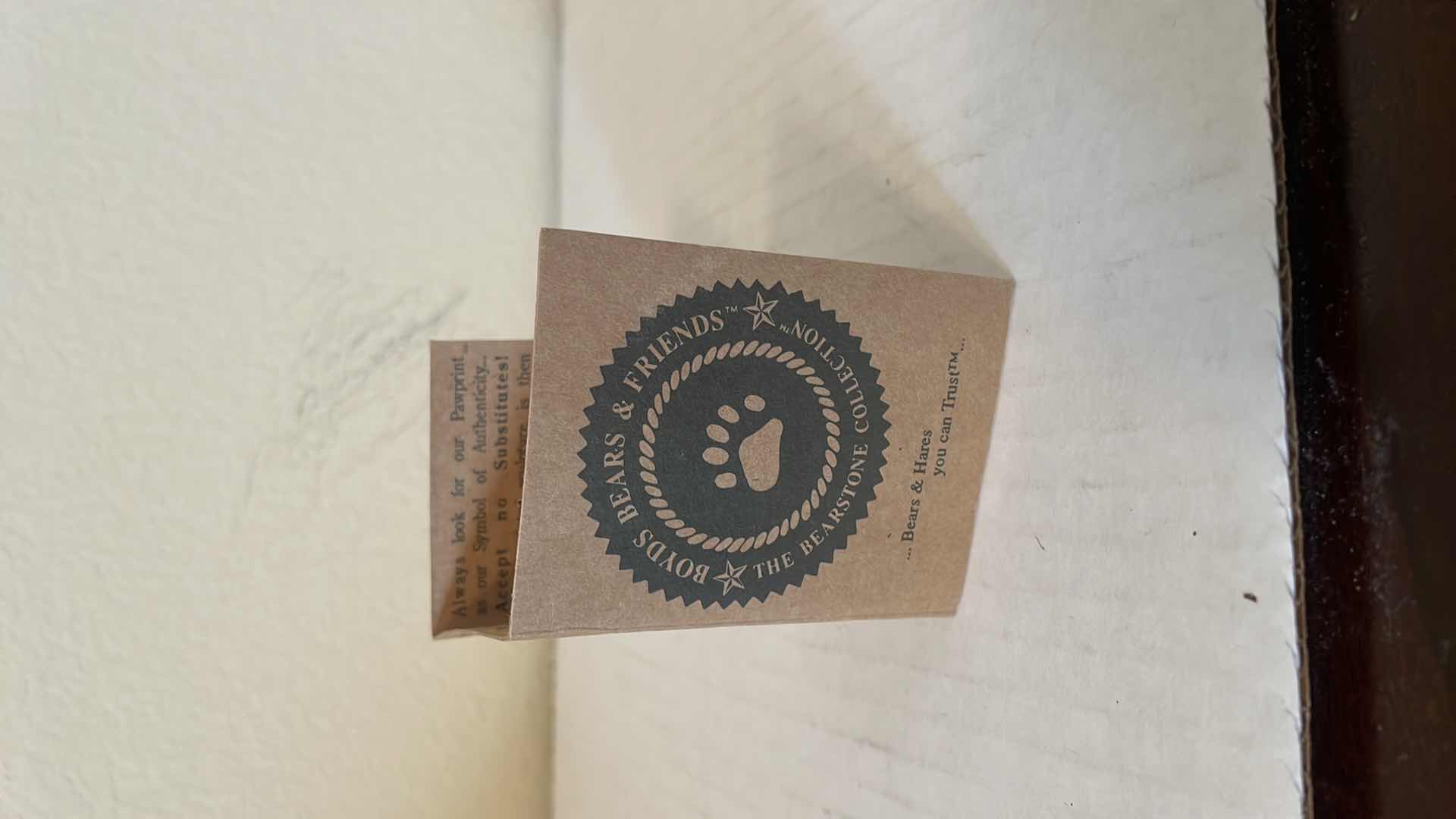 Photo 5 of BOYDS BEARS AND FRIENDS THE WONDERFUL WIZARD OF WUZ 4”xH4” COA