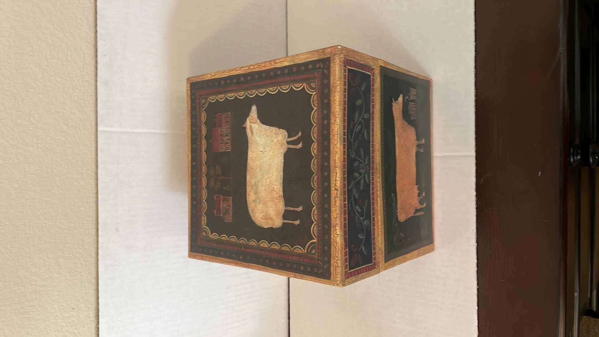 Photo 2 of BOBS BOXES PRIMITIVE FARMLAND ARTWORK BY ALLEN STOUFFER NESTING BOXES 9”xH9”