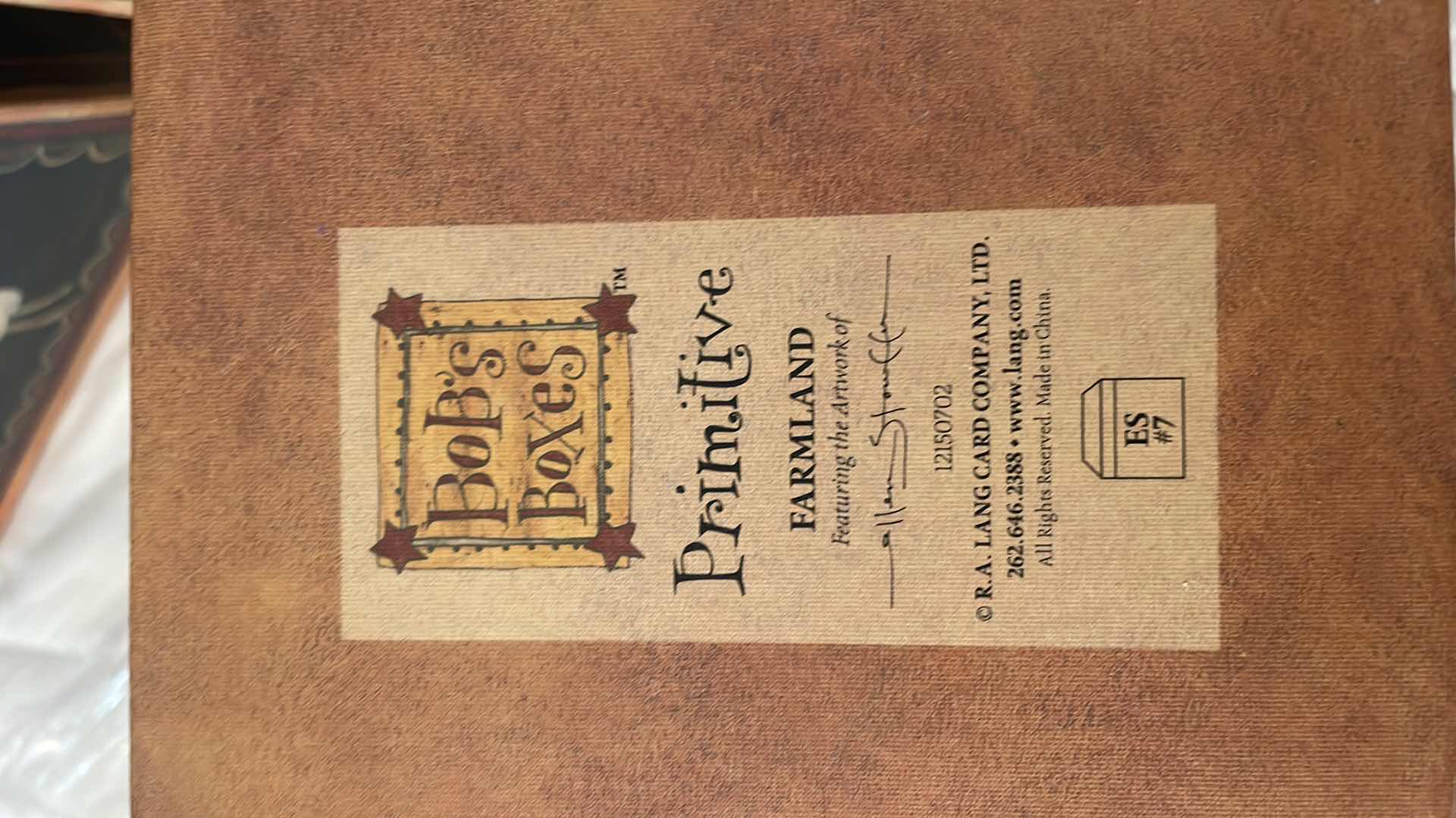 Photo 3 of BOBS BOXES PRIMITIVE FARMLAND ARTWORK BY ALLEN STOUFFER NESTING BOXES 9”xH9”