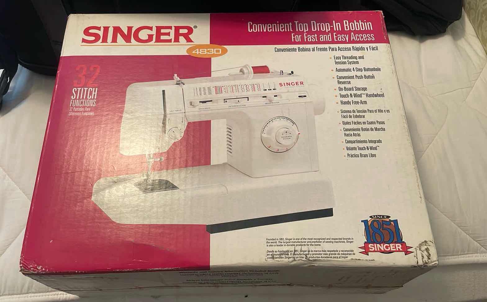 Photo 1 of SINGER 4830 SEWING MACHINE