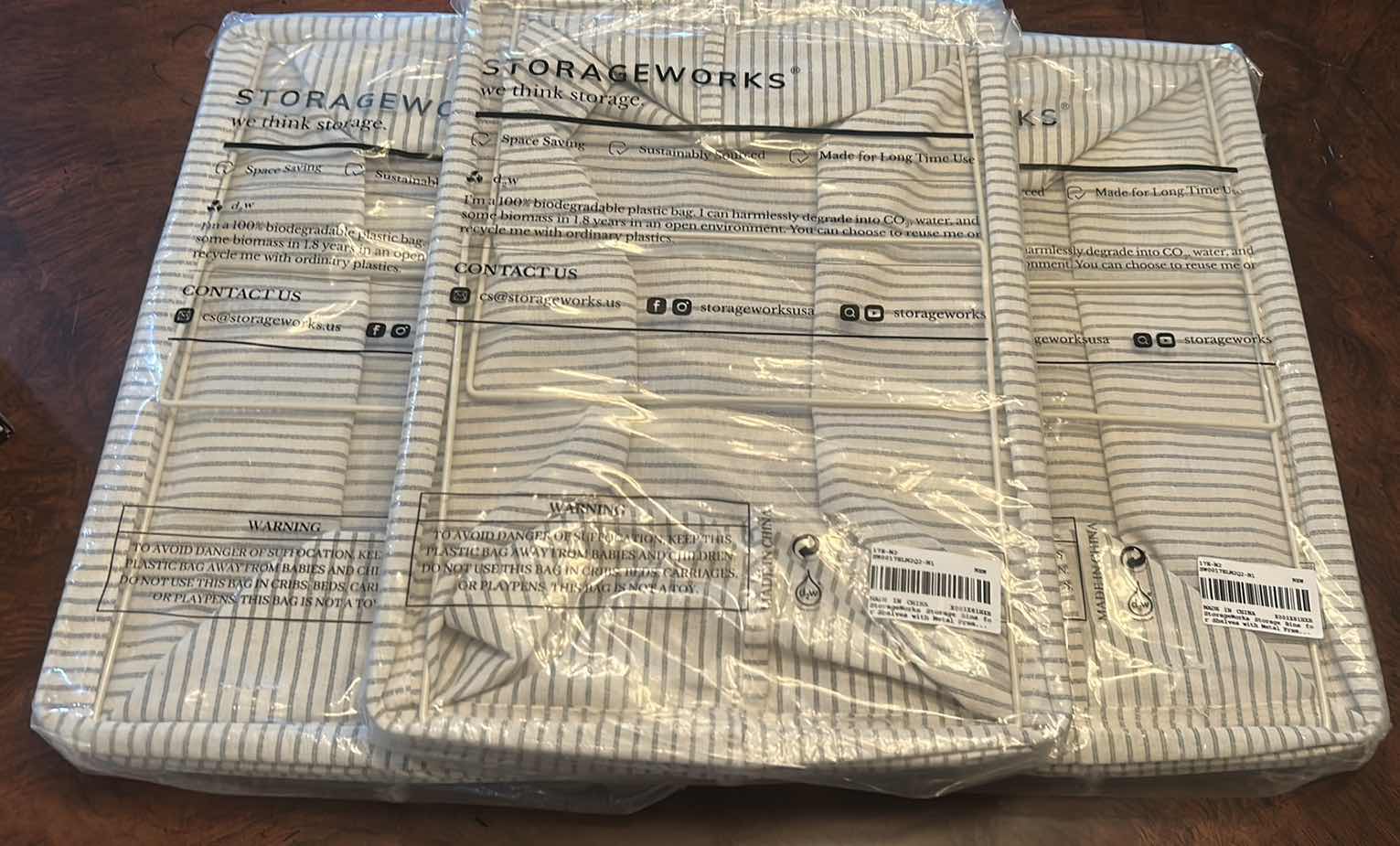 Photo 1 of 3 NEW STORAGEWORKS STORAGE BINS