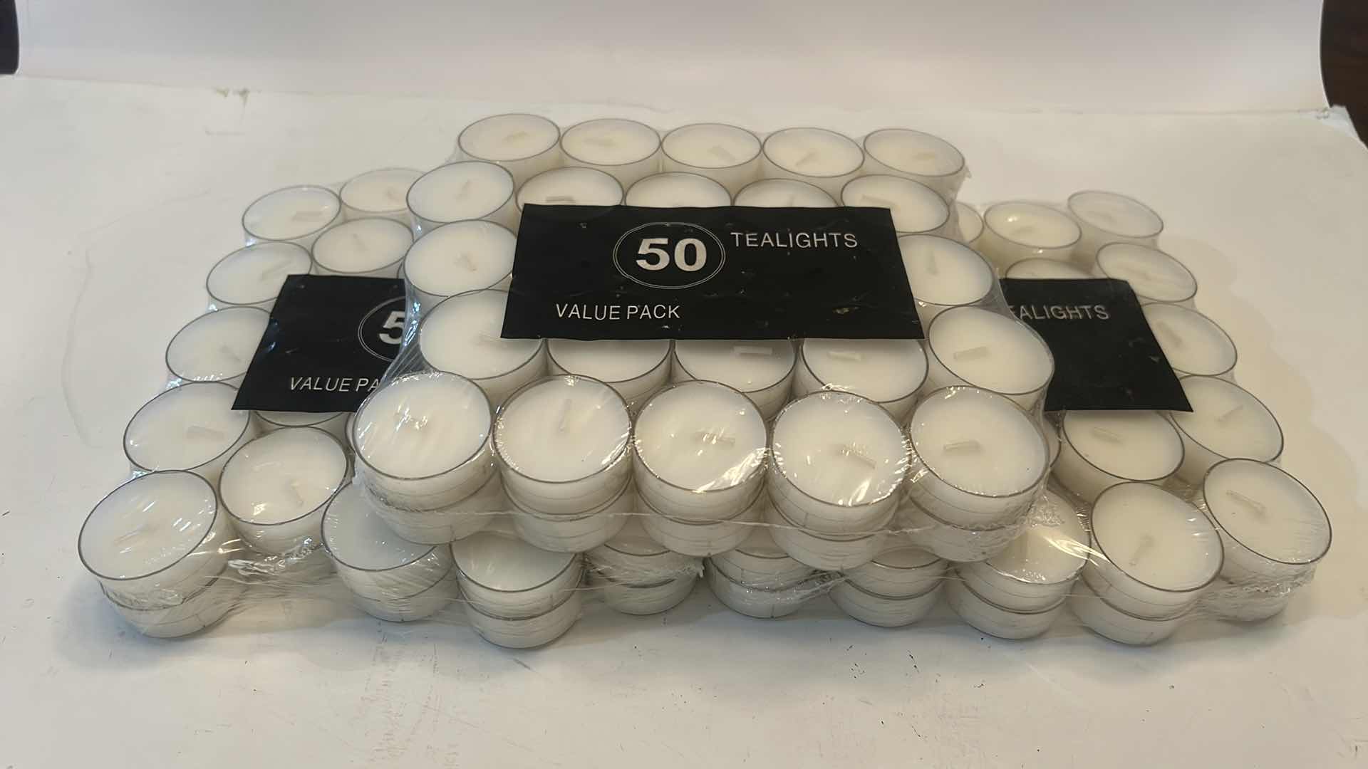 Photo 1 of 150 NEW TEALIGHT CANDLES