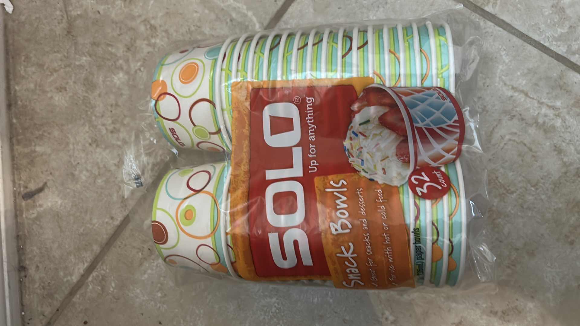 Photo 1 of 3 NEW BAGS OF SPLENDA EXP 2026 & SOLO SNACK BOWLS