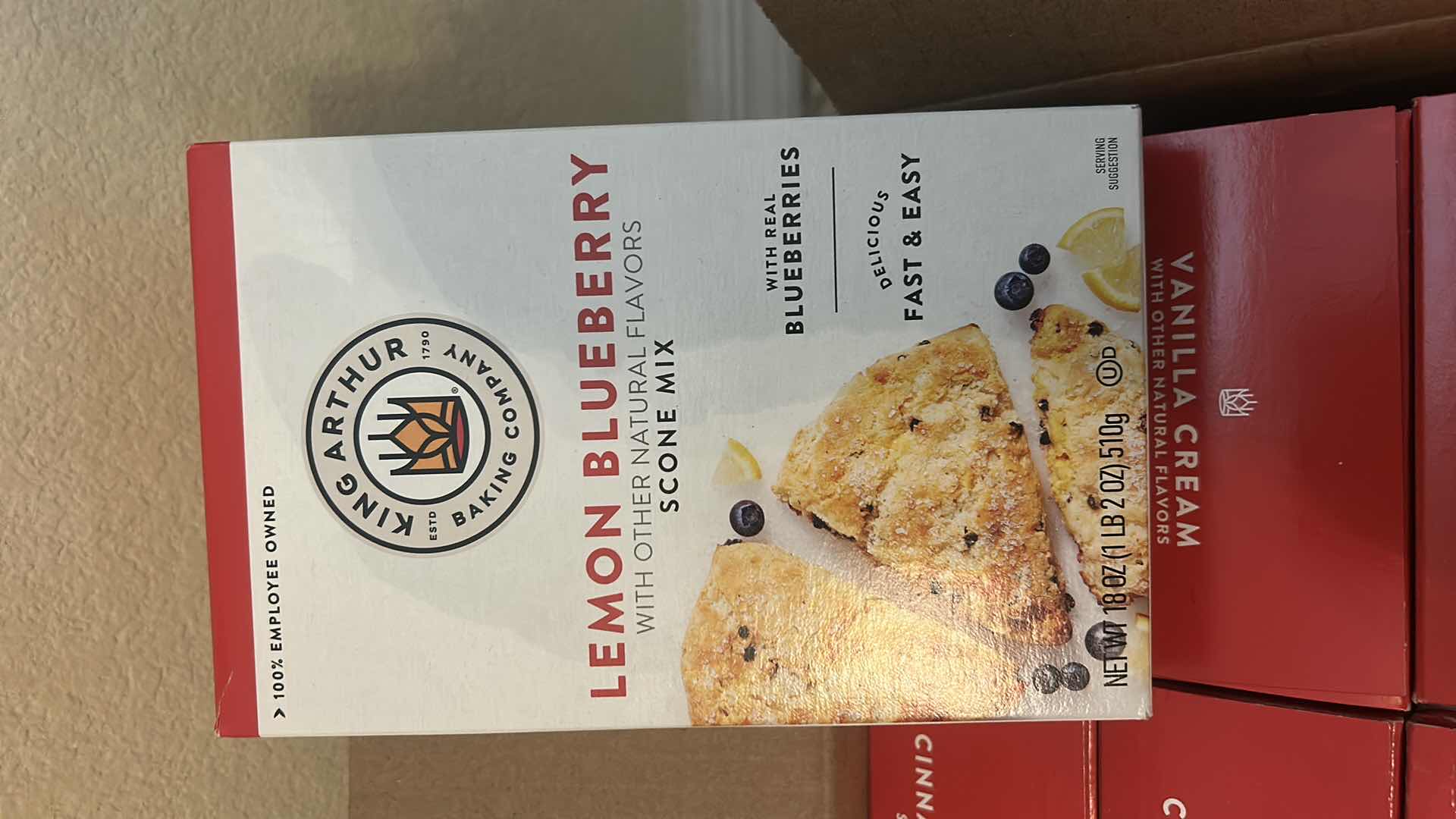 Photo 1 of 10 BOXES KING ARTHUR  SCONE MIX