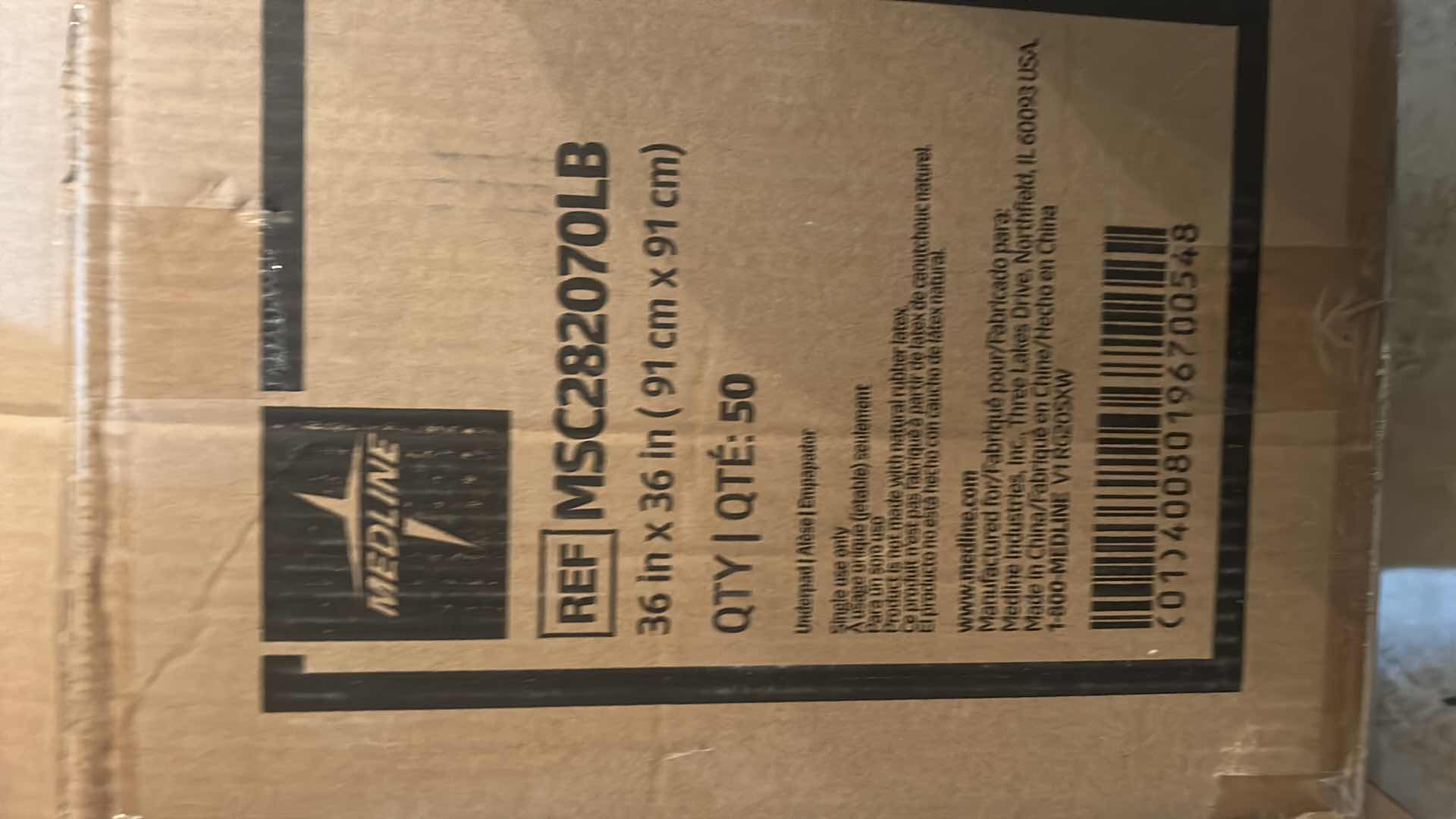 Photo 1 of 50 NEW MEDLINE 36“ x 36“ PADS