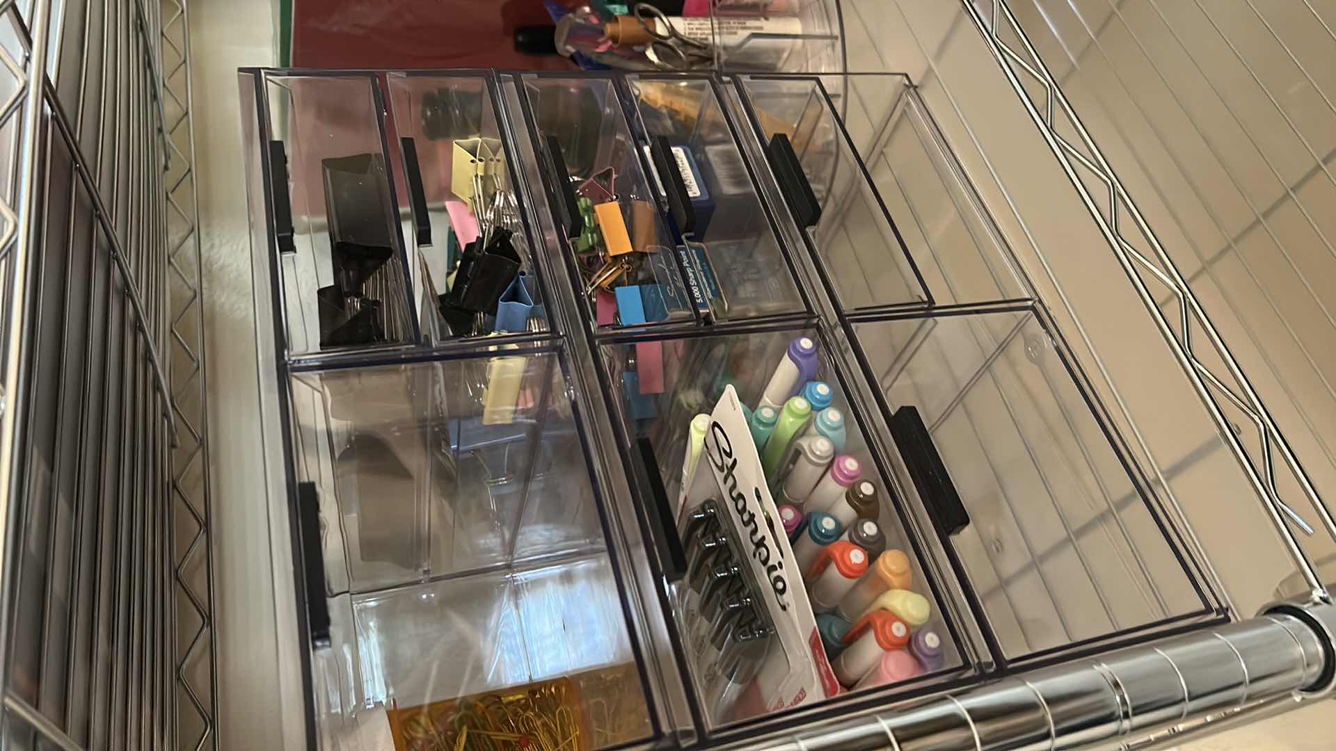 Photo 2 of CONTENTS ON SHELF - OFFICE AND CRAFT SUPPLIES