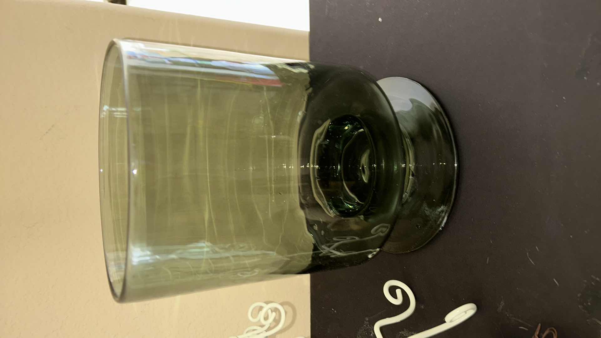 Photo 5 of 4 PC HOME DECOR - JEWELRY HOLDER DRESS-FORM, GREEN GLASS VASE/COMPOTE, WILLOW TREE ANGEL, HAND MADE KIWI