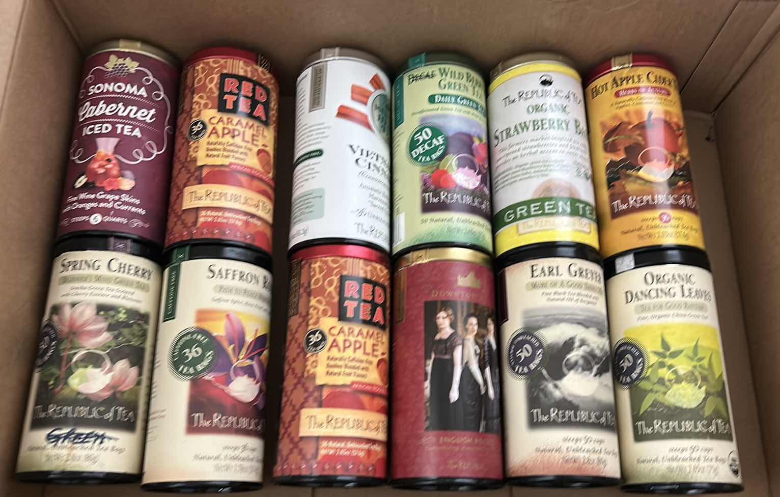 Photo 1 of 12 NEW TINS - THE REPUBLIC OF TEA, ASSORTED FLAVORS