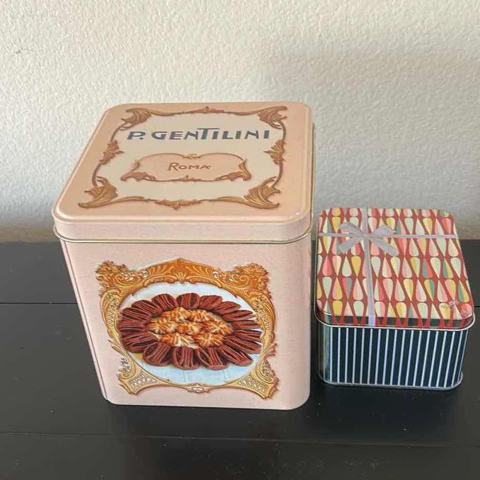 Photo 1 of 2 TINS AND ESSENTIAL OILS