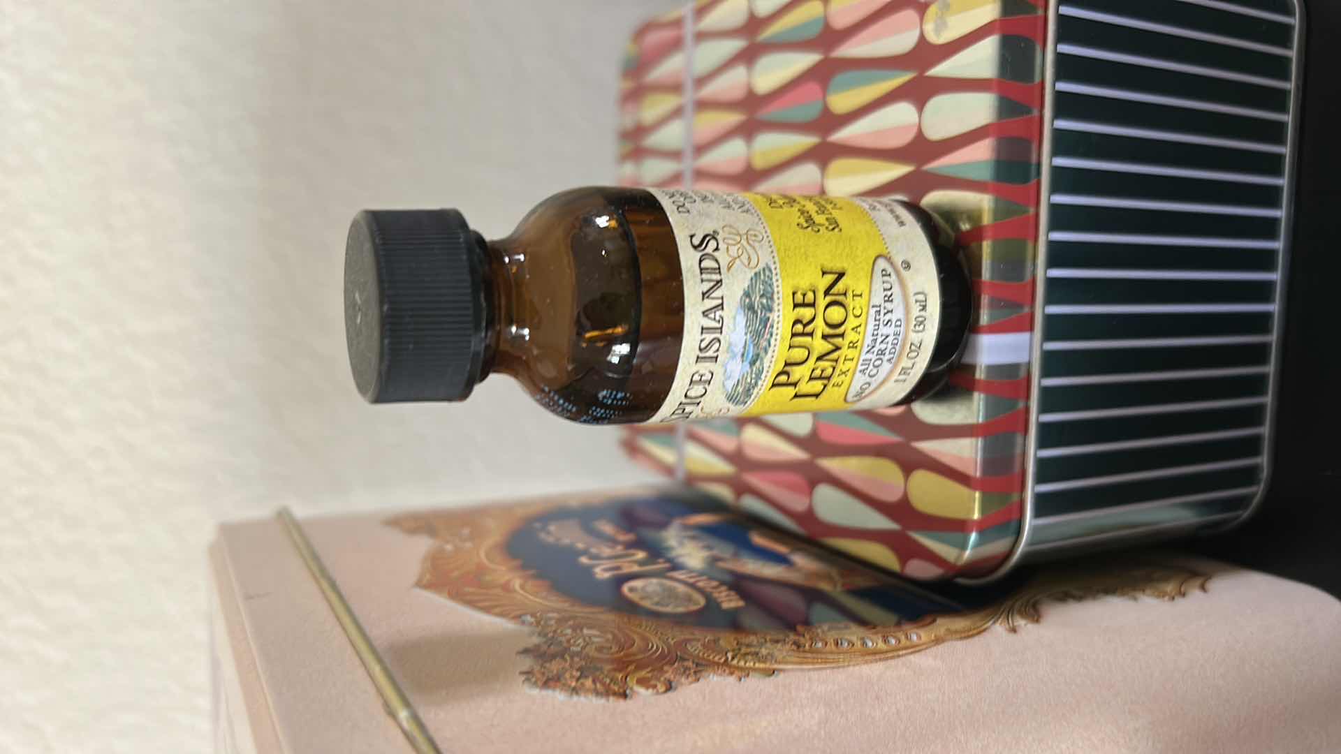 Photo 3 of 2 TINS AND ESSENTIAL OILS