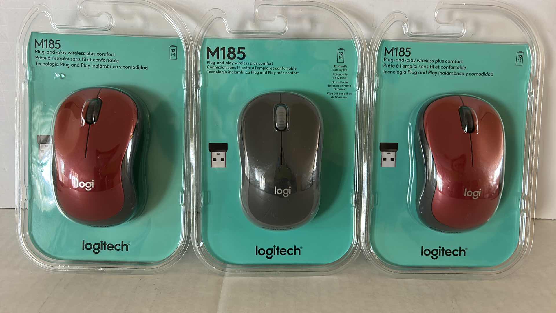 Photo 1 of 3 LOGITECH M185 MICE