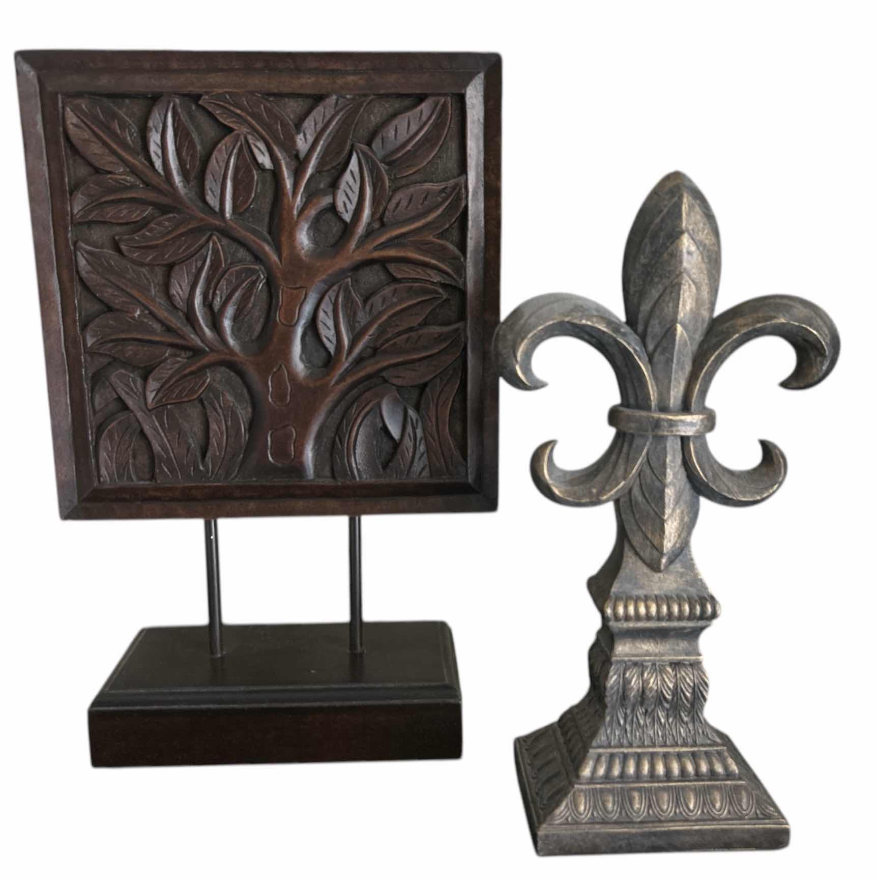 Photo 1 of 2 PC HOME DECOR (TALLEST H 18.5”)