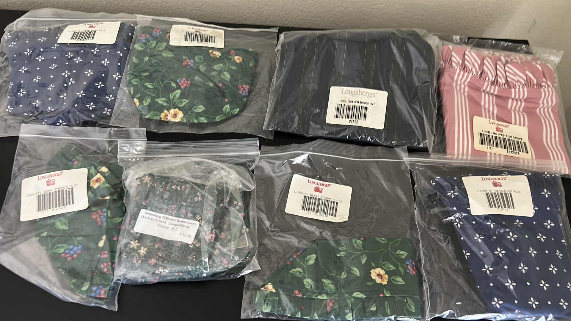 Photo 1 of 8 NEW LONGABERGER FABRIC INSERTS