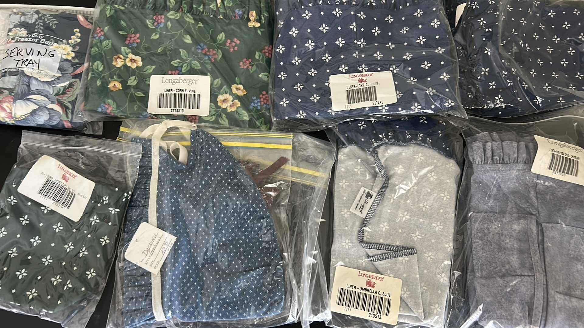 Photo 1 of 8 NEW LONGABERGER FABRIC INSERTS