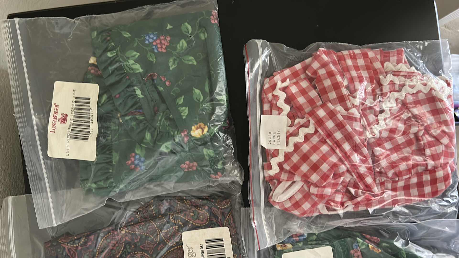 Photo 1 of 8 NEW LONGABERGER FABRIC INSERTS