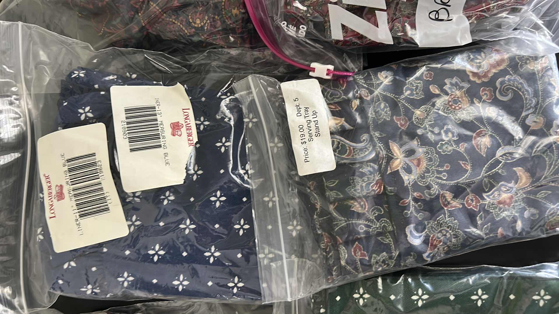 Photo 1 of 8 NEW LONGABERGER FABRIC INSERTS