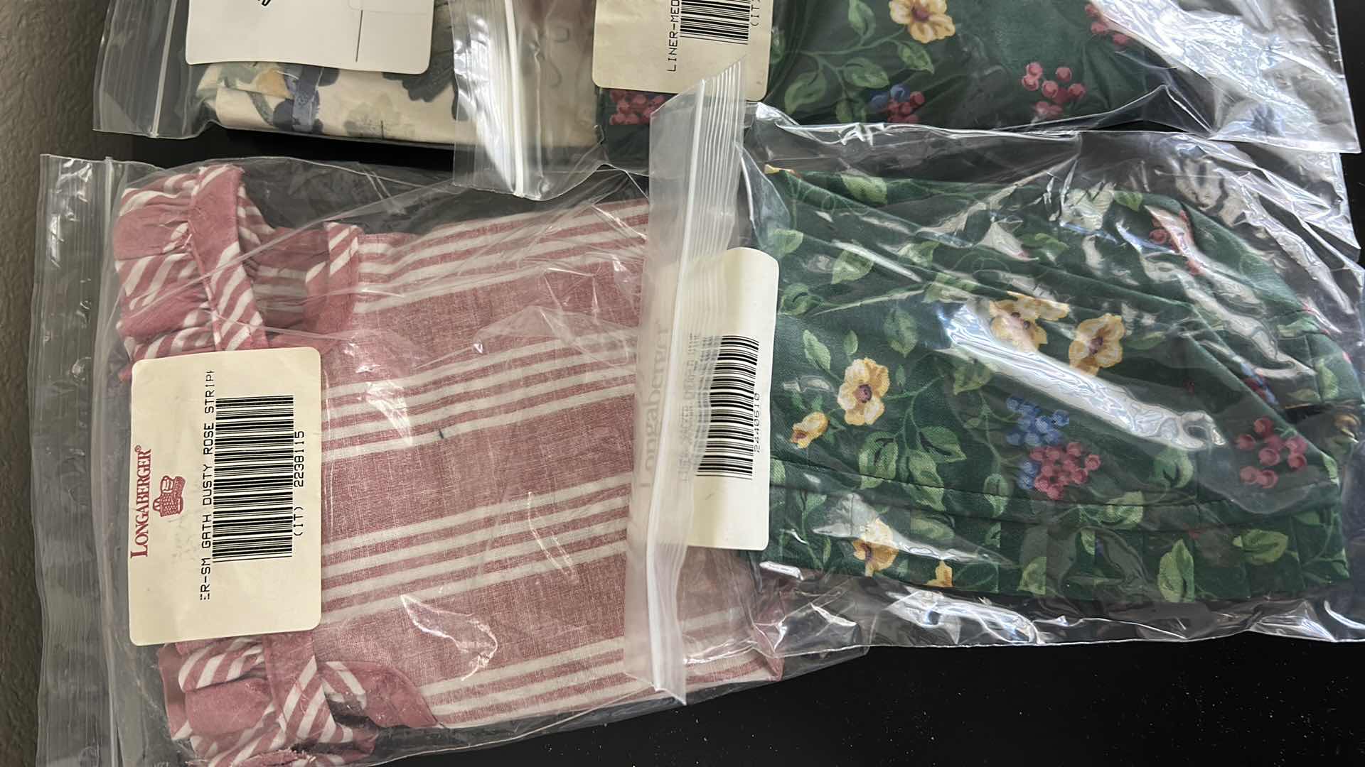 Photo 2 of 8 NEW LONGABERGER FABRIC INSERTS