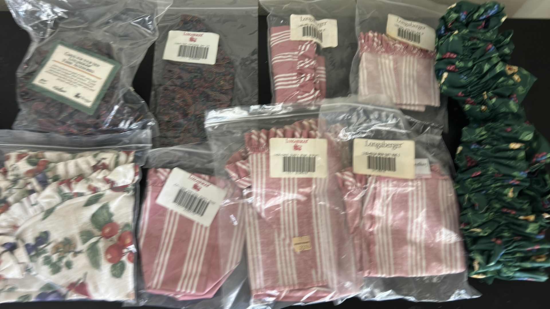 Photo 1 of 8 NEW LONGABERGER FABRIC INSERTS + 1