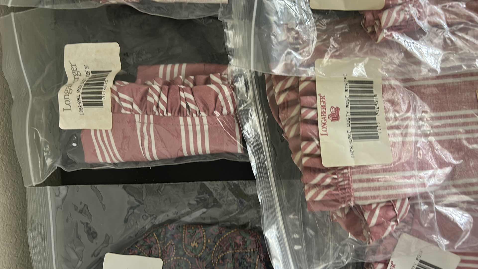 Photo 4 of 8 NEW LONGABERGER FABRIC INSERTS + 1