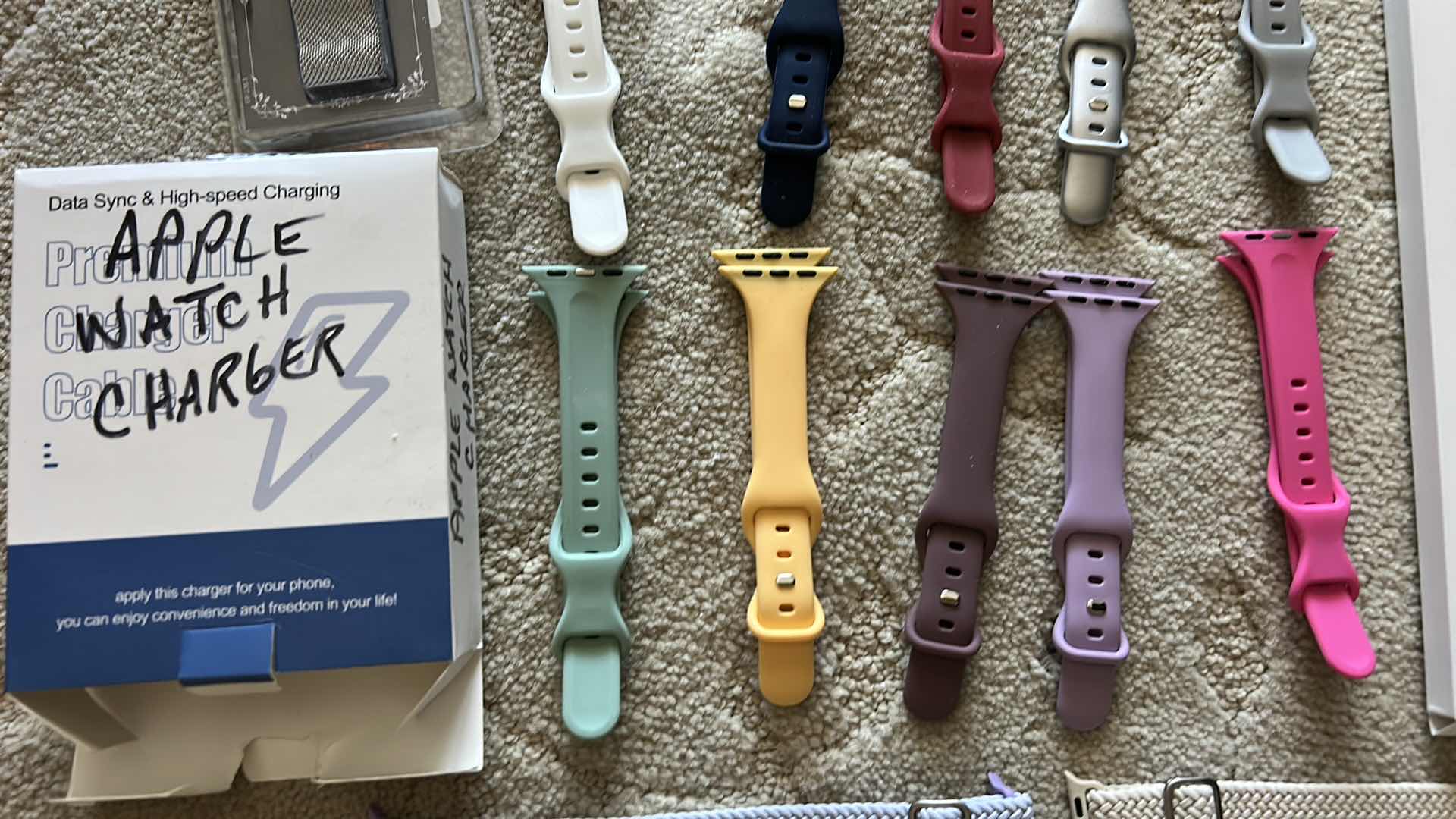 Photo 4 of APPLE WATCH BANDS AND CHARGER
