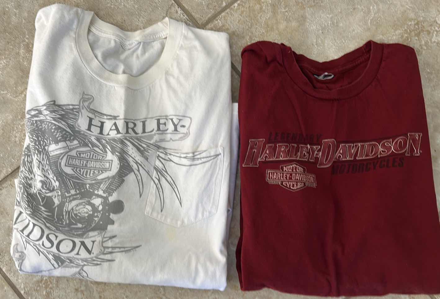 Photo 1 of 2 MENS HARLEY DAVIDSON LONG SLEEVE TEE SHIRTS SIZE 3XL / 4XL