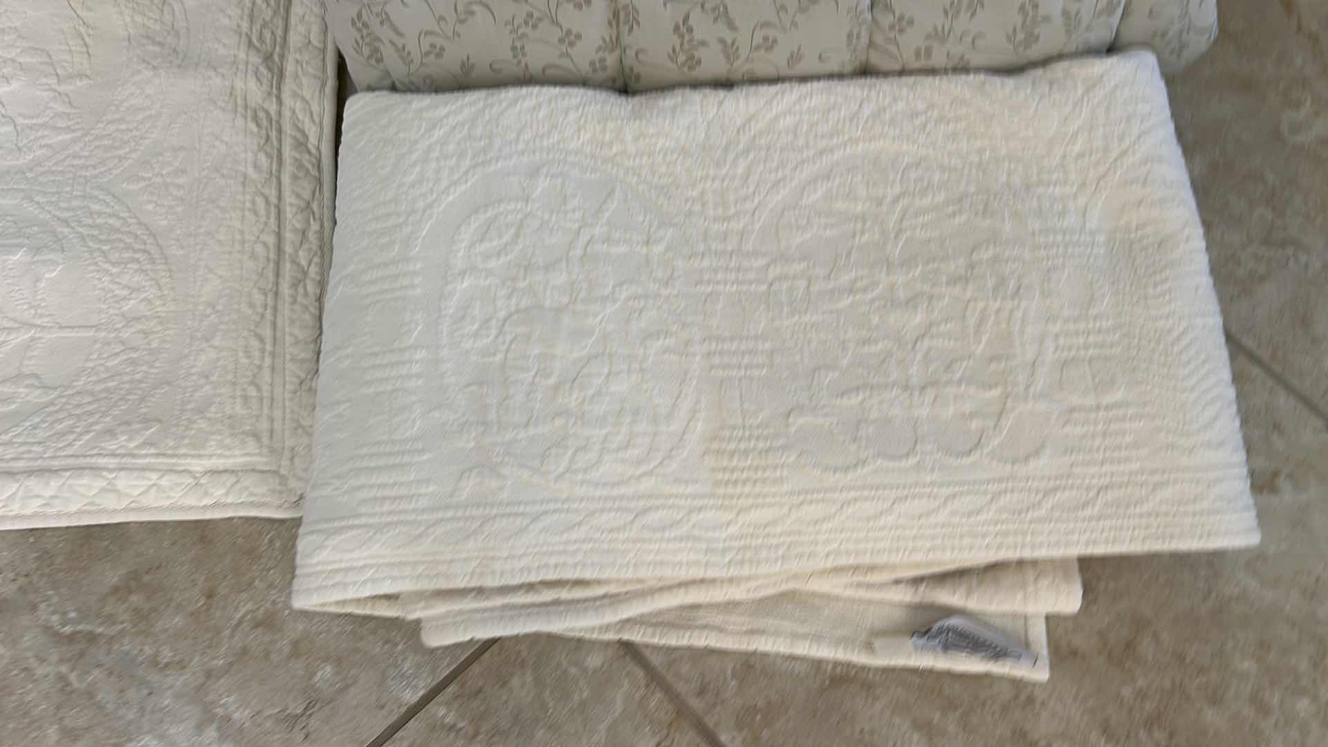 Photo 1 of 1 QUEEN COMFORTER / QUEEN QUILT/ 2 LARGE SHAMS AND STORAGE BOX