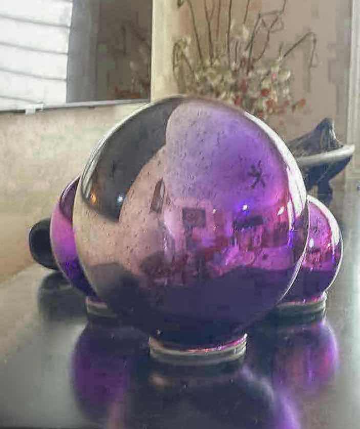 Photo 1 of GLASS ORBS FOR YARD 8” and 5”