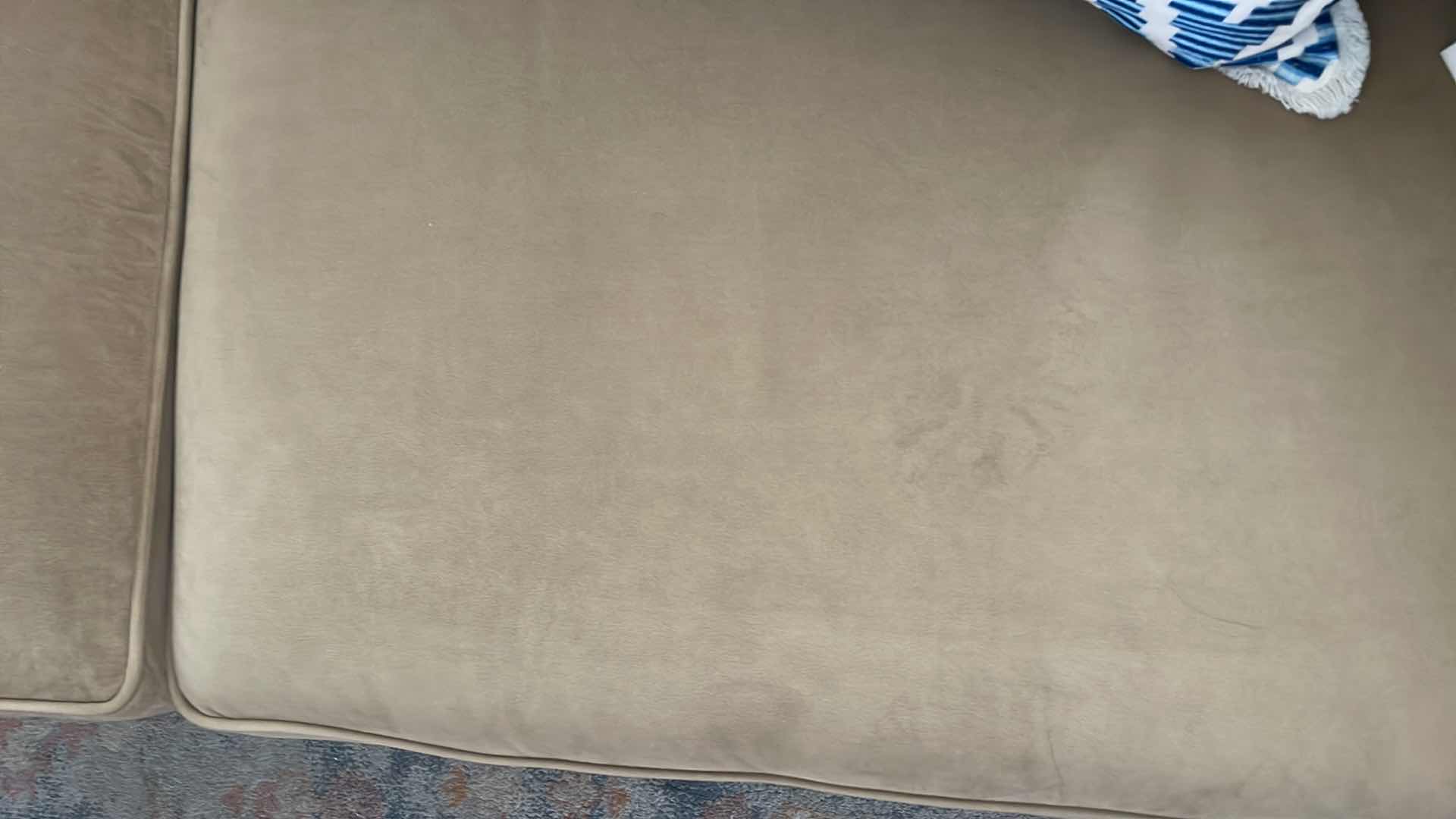 Photo 1 of BROWN MICROFIBER TWO SEATER SOFA74”x42”H35”