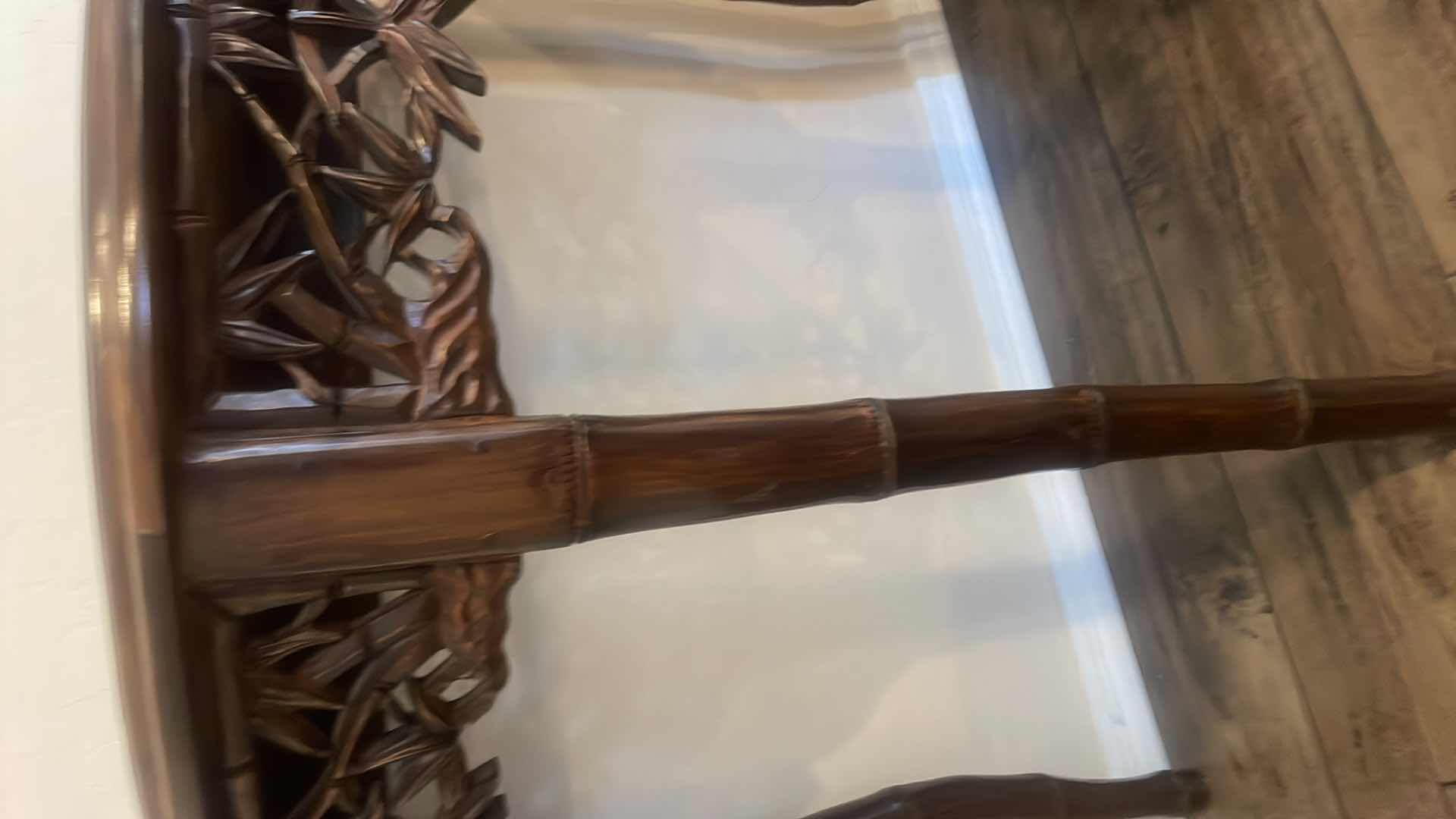 Photo 1 of BAMBOO DESIGN ENTRY TABLE 33”x18”xH32”