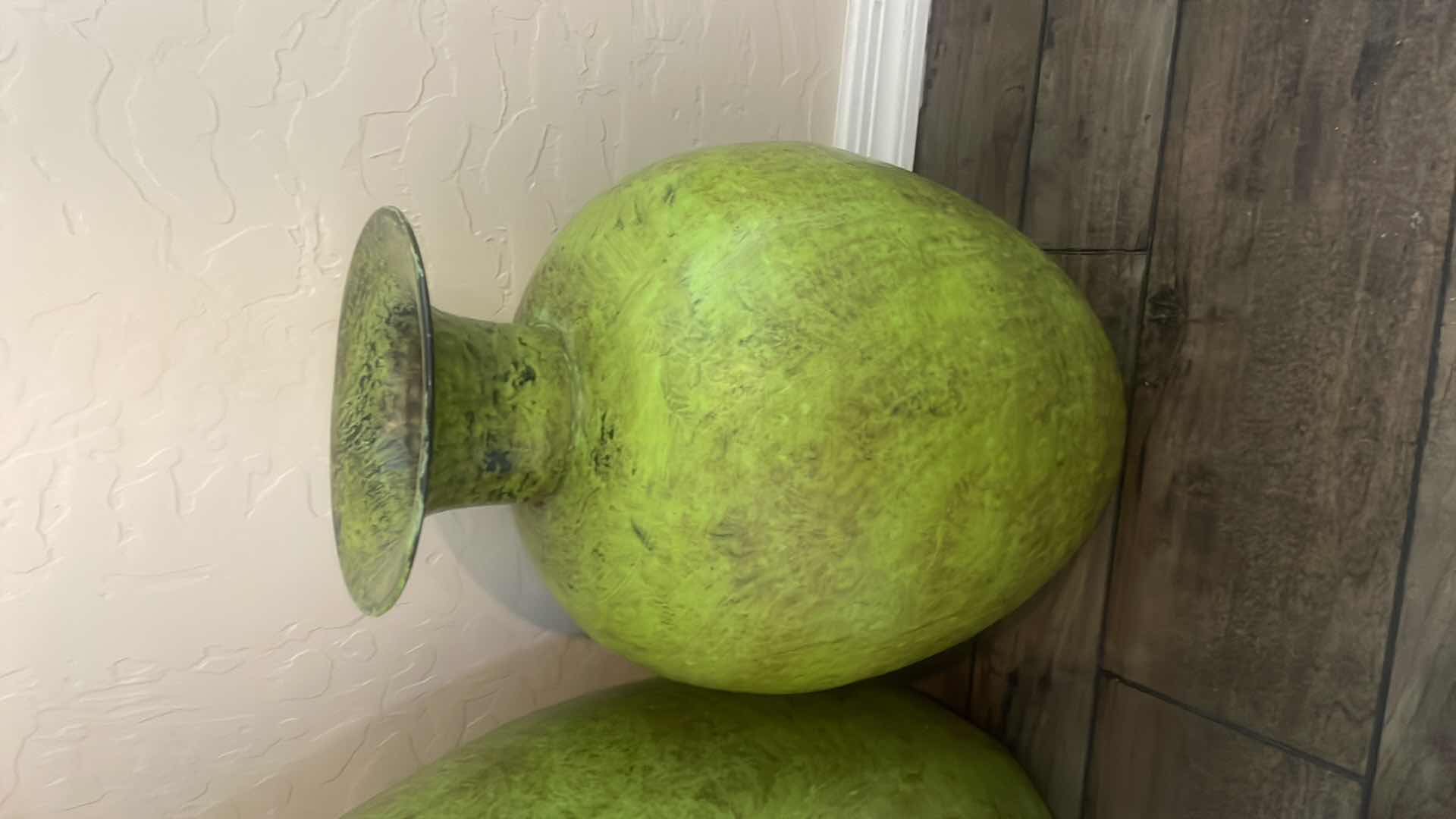 Photo 3 of METAL VASES 23” and 16”